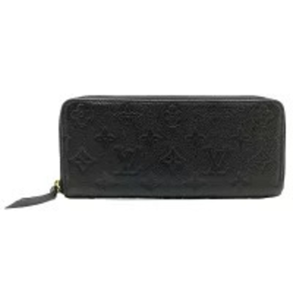 LOUIS VUITTON Portefeuille Clemence Zippy Long Wallet Monogram Empreinte Round